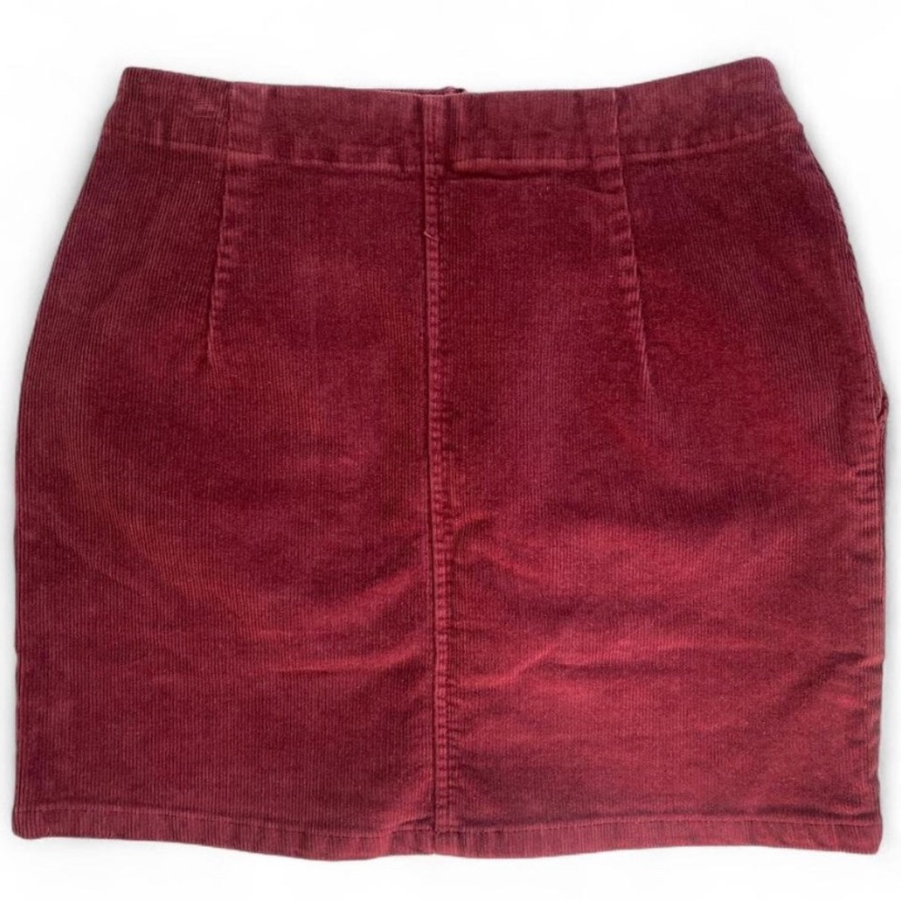 Wild Fable Burgundy Corduroy Mini Skirt - Picture 2 of 2